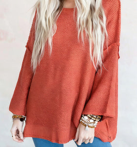Casual Loose Knit Sweater