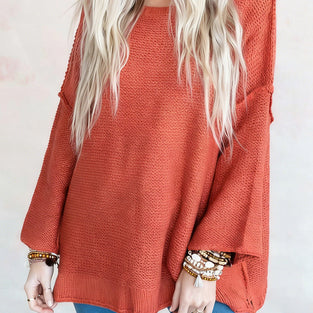 Casual Loose Knit Sweater