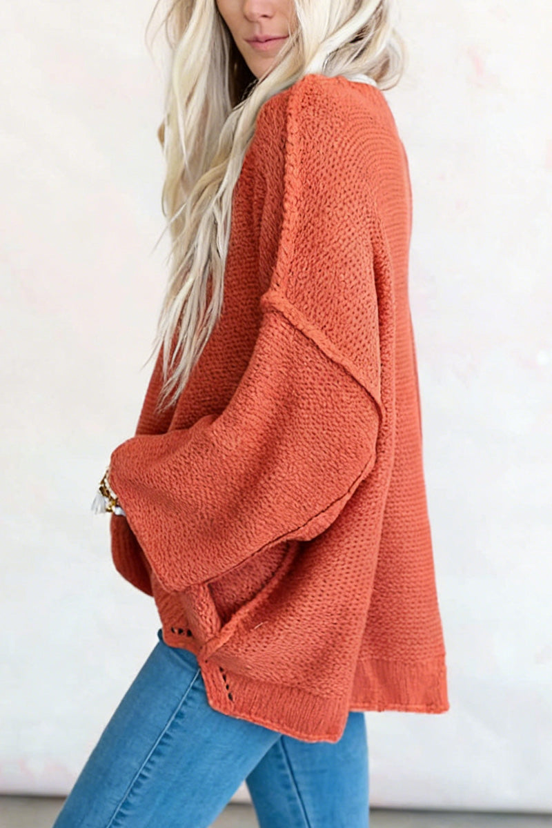 Casual Loose Knit Sweater