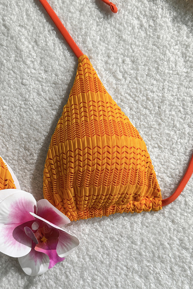 Flirty Knit Bikini and Skirt Set