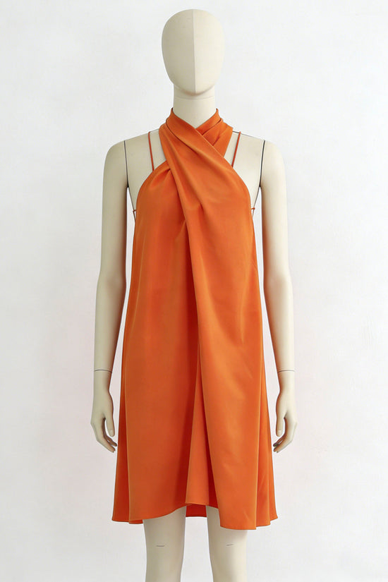 Halter Neck Sleeveless Casual Dress