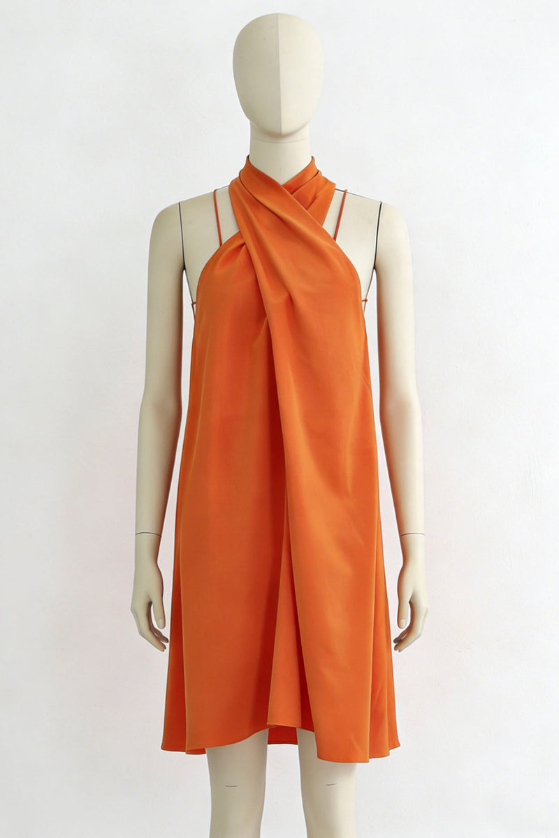 Halter Neck Sleeveless Casual Dress