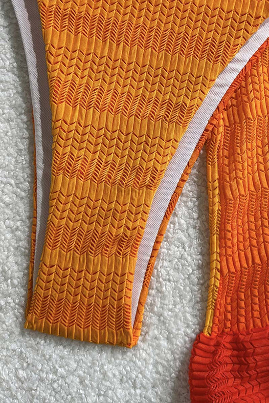 Flirty Knit Bikini and Skirt Set