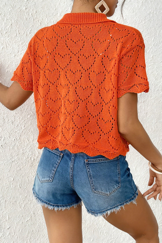Chic Crochet Button-Up Cover-Up