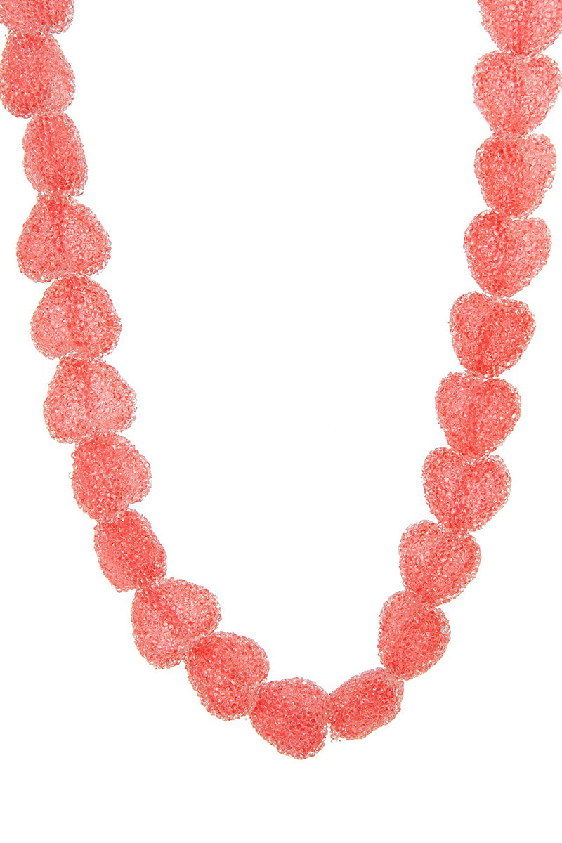Candy Heart Beaded Necklace