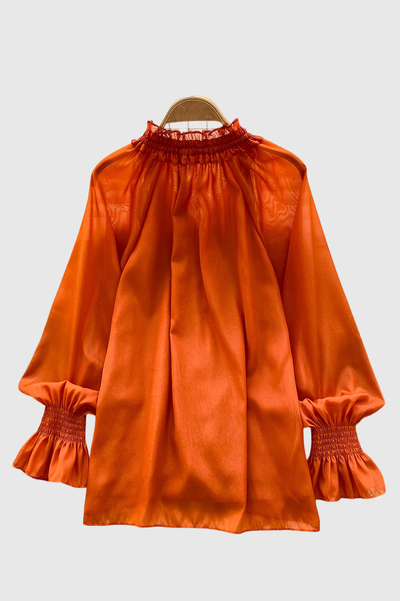 Elegant Ruffle Embellished Blouse