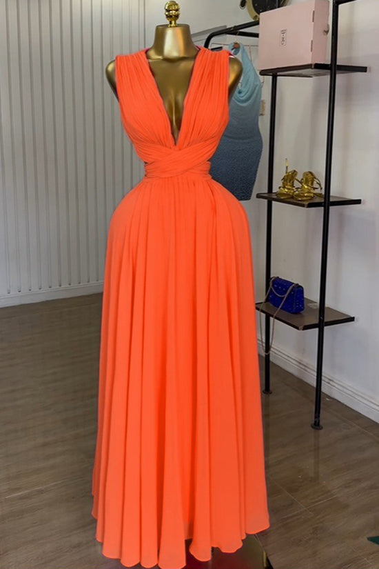 Sleeveless Pleated Casual Dress