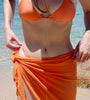 Triangle Bikini and Matching Beach Sarong