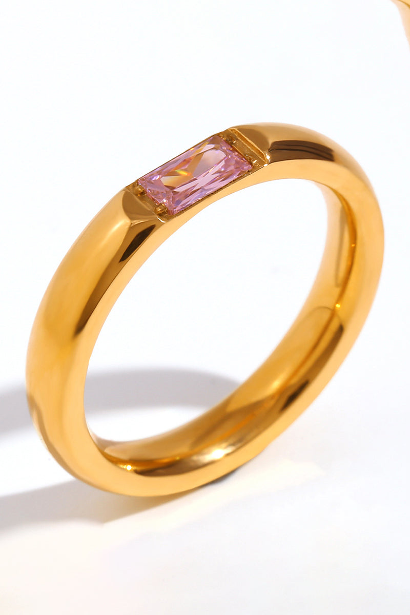 Elegant Birthstone Ring
