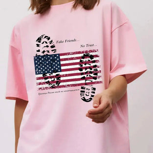 Graphic Statement Loose T-Shirt