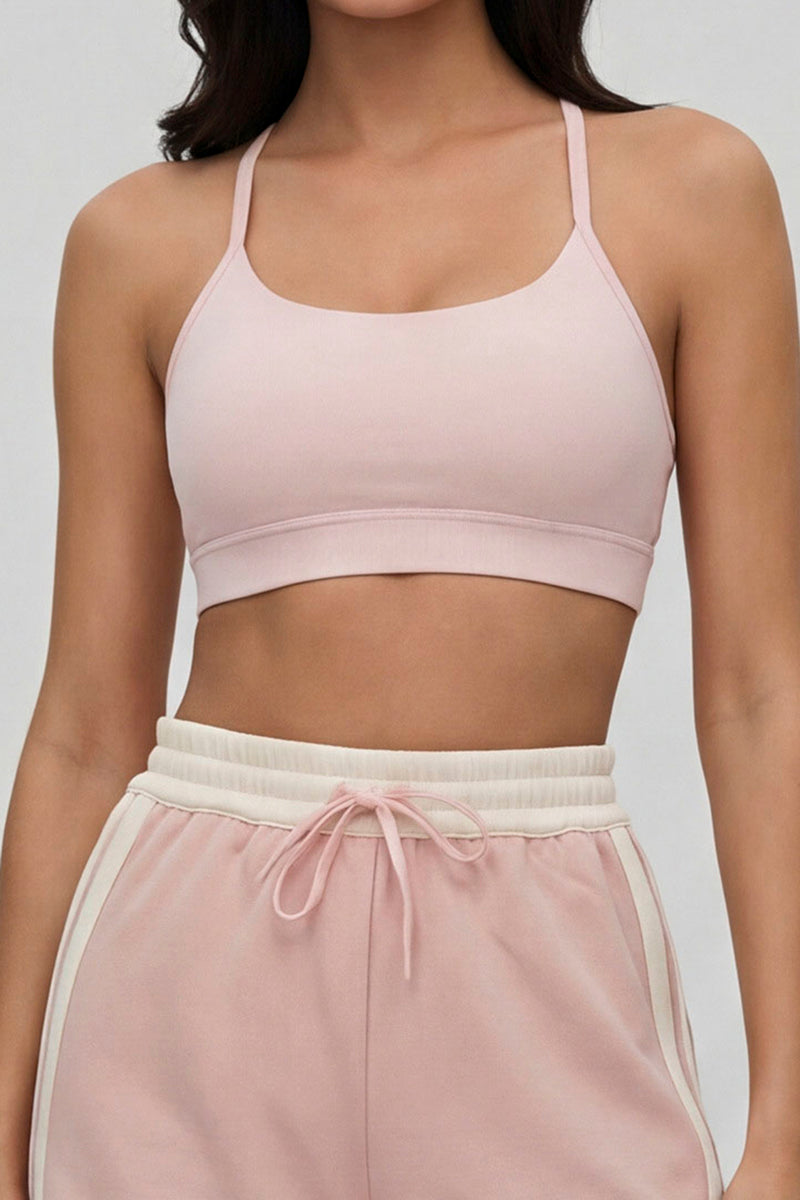 Strappy Back Active Crop Top