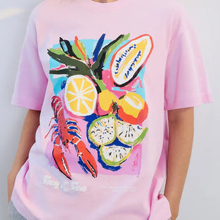 Vibrant Graphic Short Sleeve T-Shirt