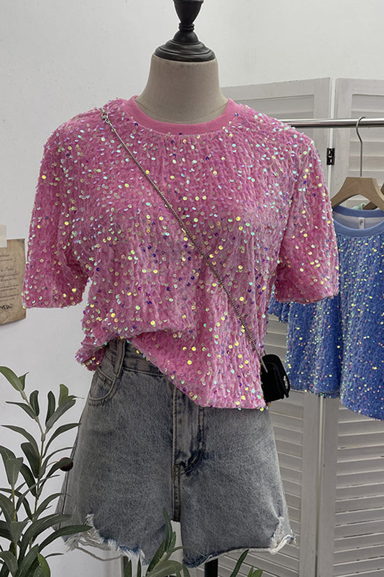 Sparkling Sequin T-Shirt