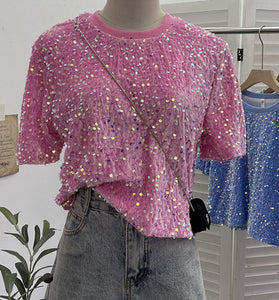 Sparkling Sequin T-Shirt