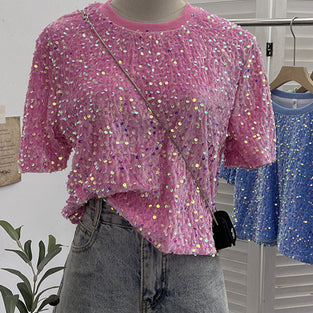 Sparkling Sequin T-Shirt