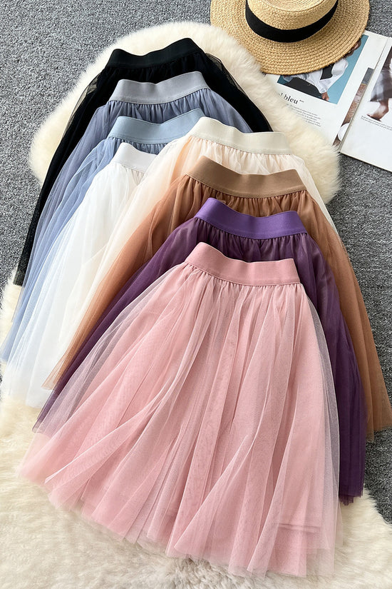Elegant Layered Mini Skirt