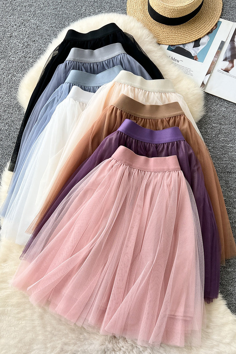 Elegant Layered Mini Skirt