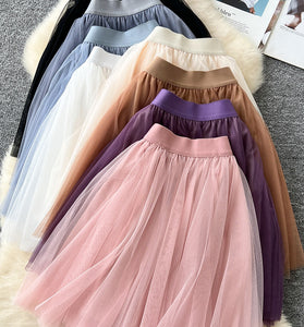 Elegant Layered Mini Skirt