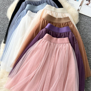 Elegant Layered Mini Skirt