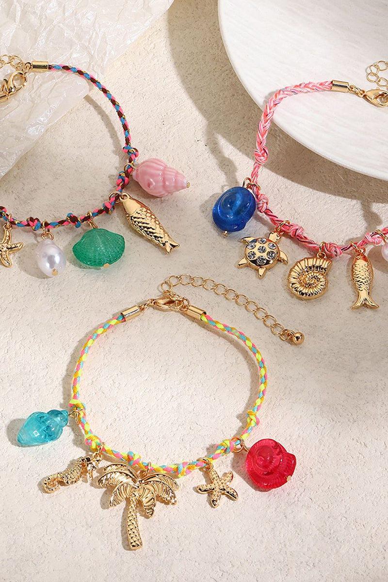 Tropical Charm Beaded Bracelet