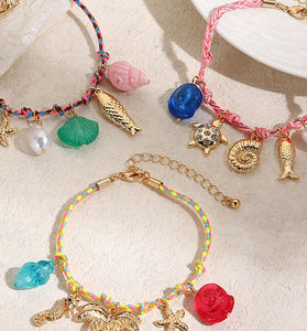 Tropical Charm Beaded Bracelet