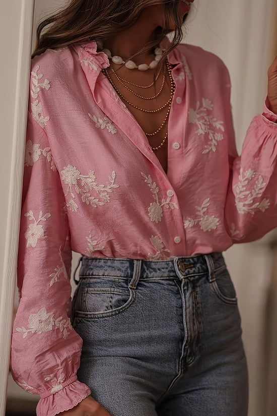 Floral Detail Blouse