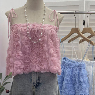 Floral Embellished Strap Camisole