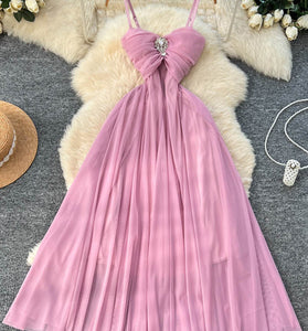 Elegant Flowing Sleeveless Dress