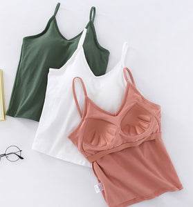 Sleek Sleeveless V-Neck Camisole
