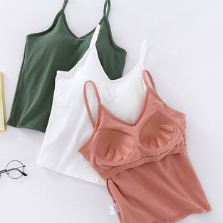 Sleek Sleeveless V-Neck Camisole