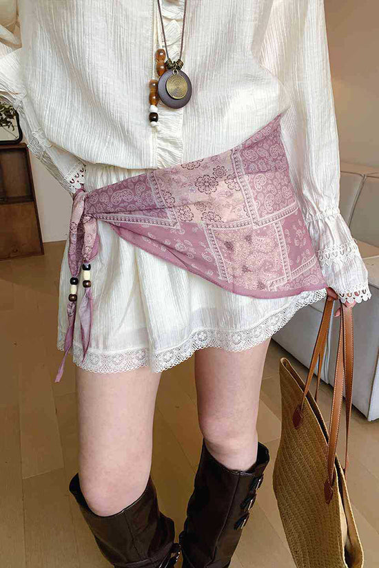 Paisley Wrap Belt