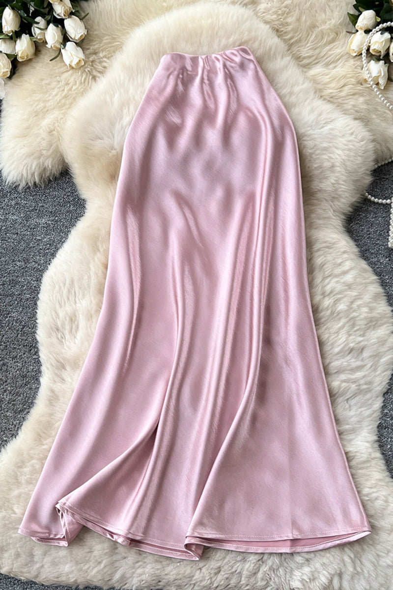 Elegant Flowing Midi Skirt