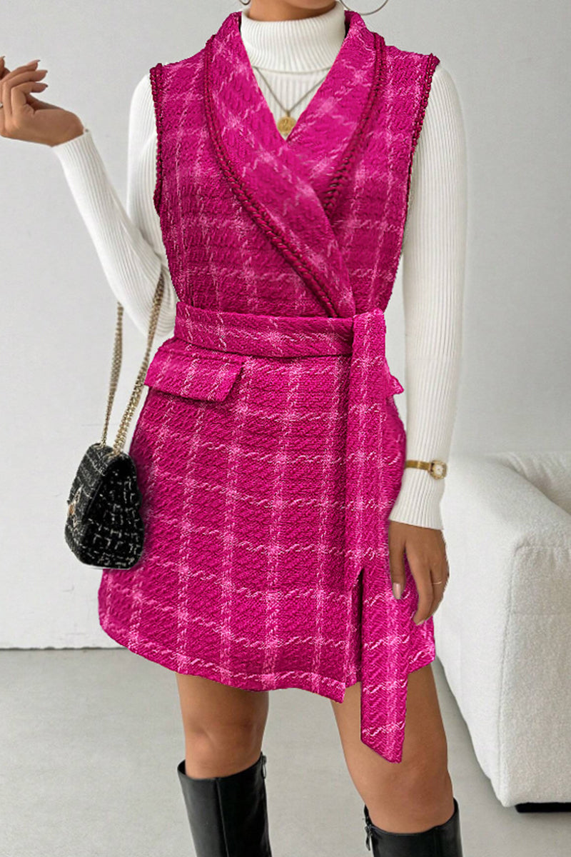 Chic Wrap Vest with Belted Design