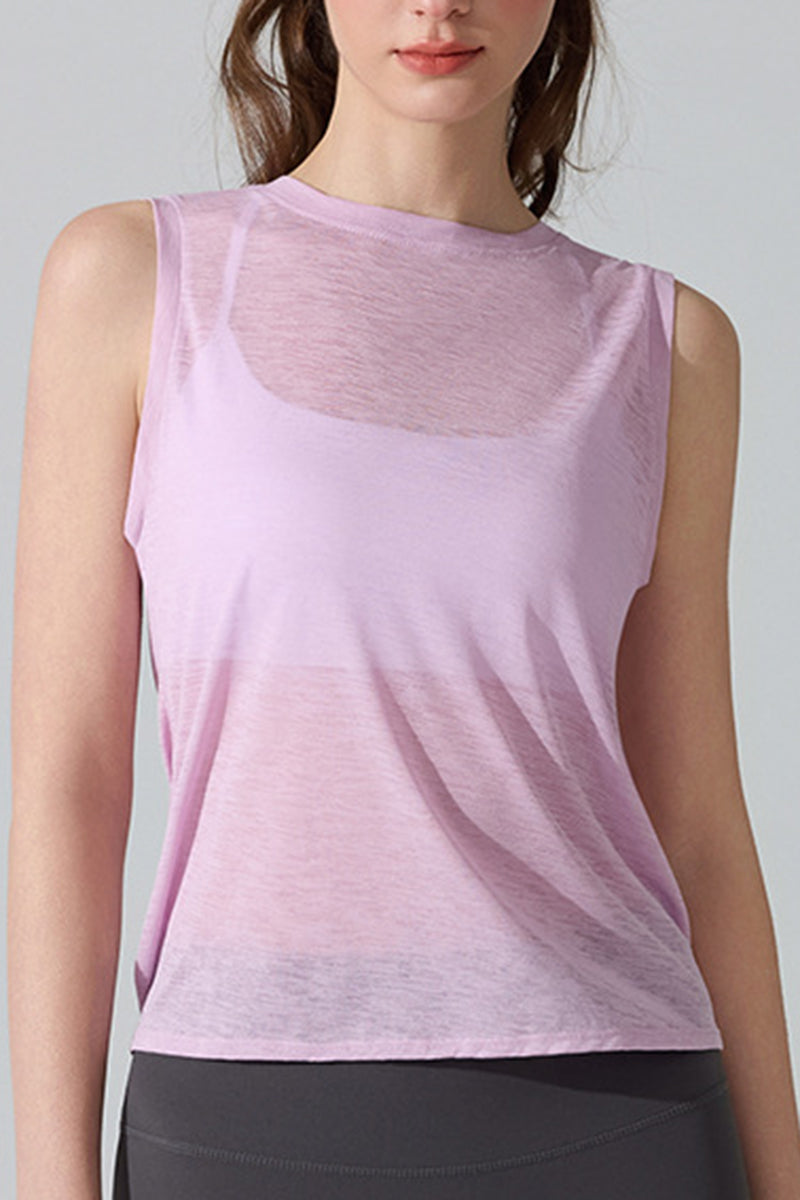 Sleek Sleeveless Active Top