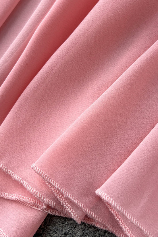 Elegant Halter Sleeveless Flowing Dress
