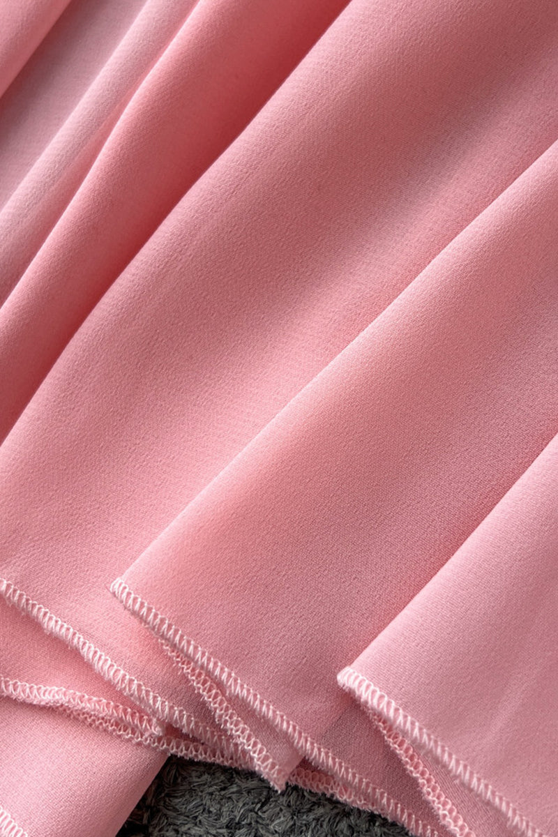 Elegant Halter Sleeveless Flowing Dress