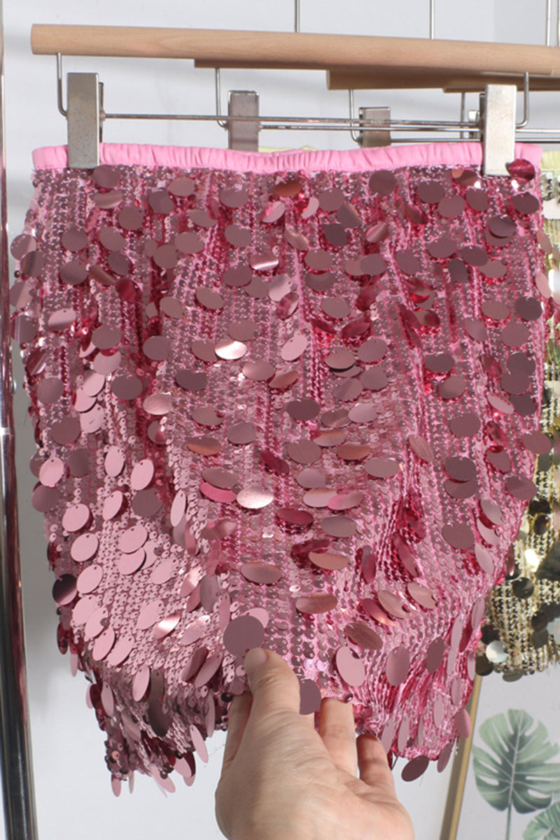 Sequin Mini Skirt