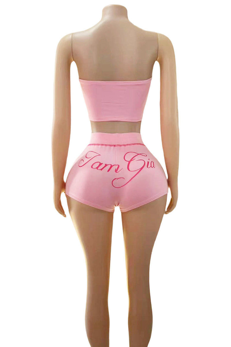 Stylish Tube Top and Shorts Set