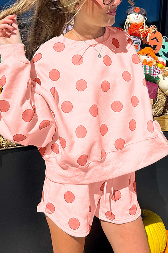 Polka Dot Cozy Loungewear Set