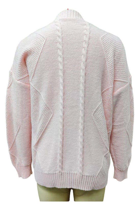 Chic Button-Up Textured Cardigan