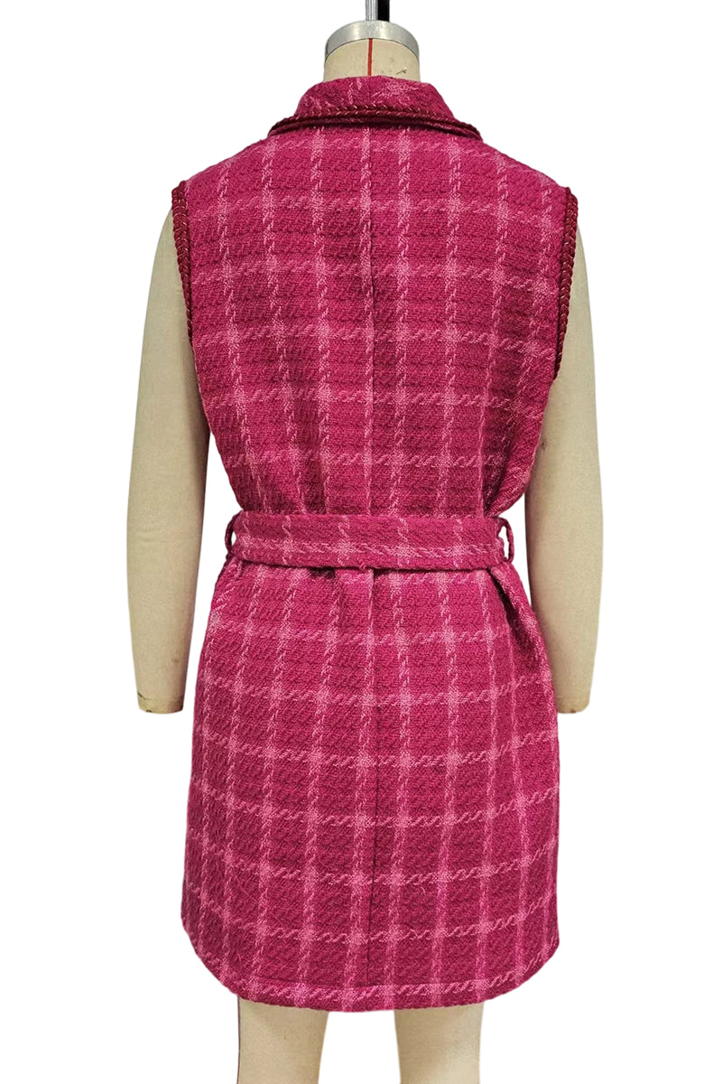 Chic Wrap Vest with Belted Design