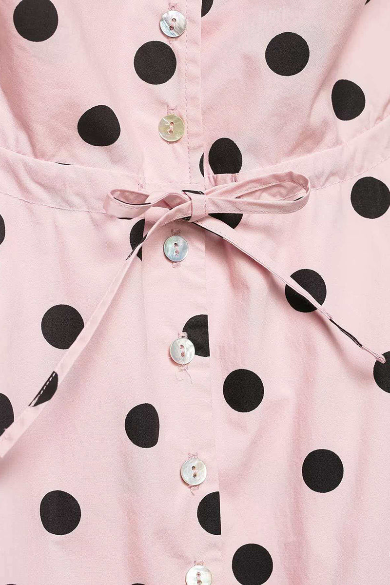 Polka Dot Collared Jacket