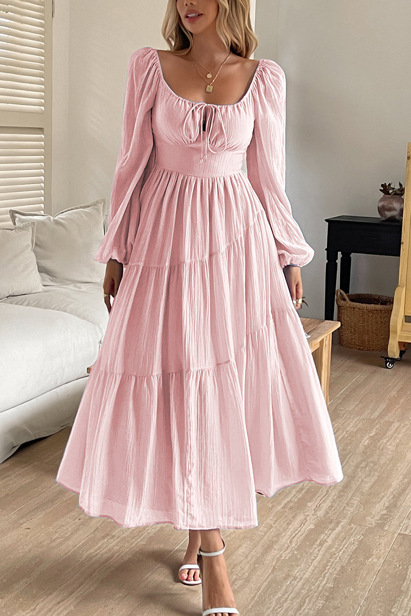 Elegant Long Sleeve Casual Dress
