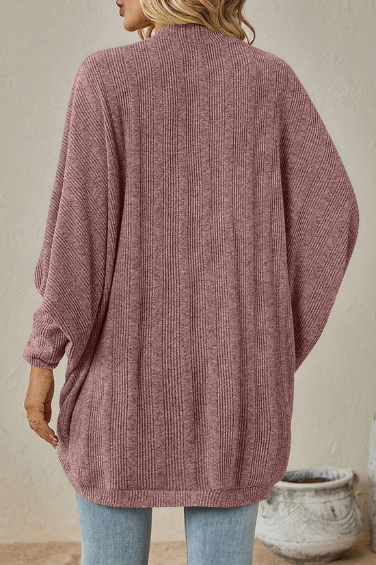 Cozy Open-Front Cardigan