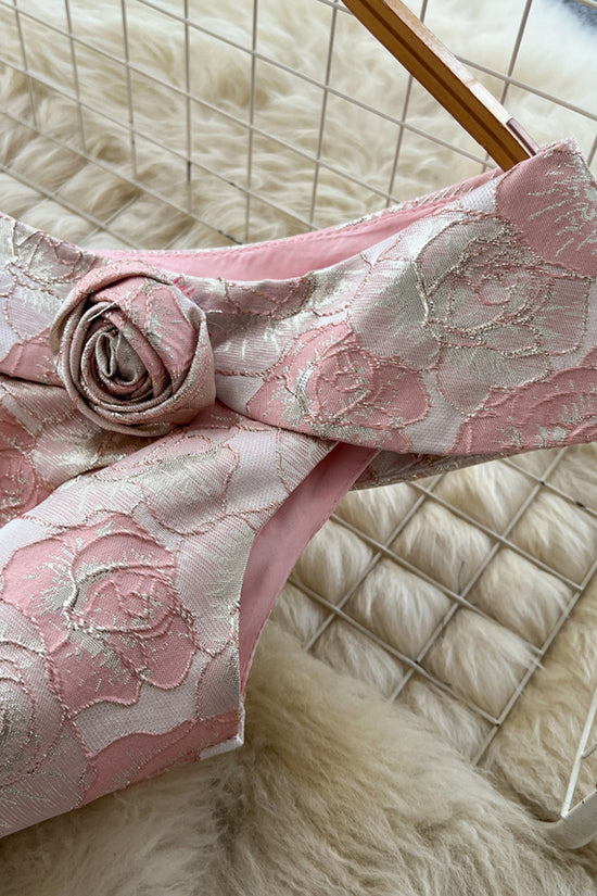 Off-Shoulder Floral Casual Dress