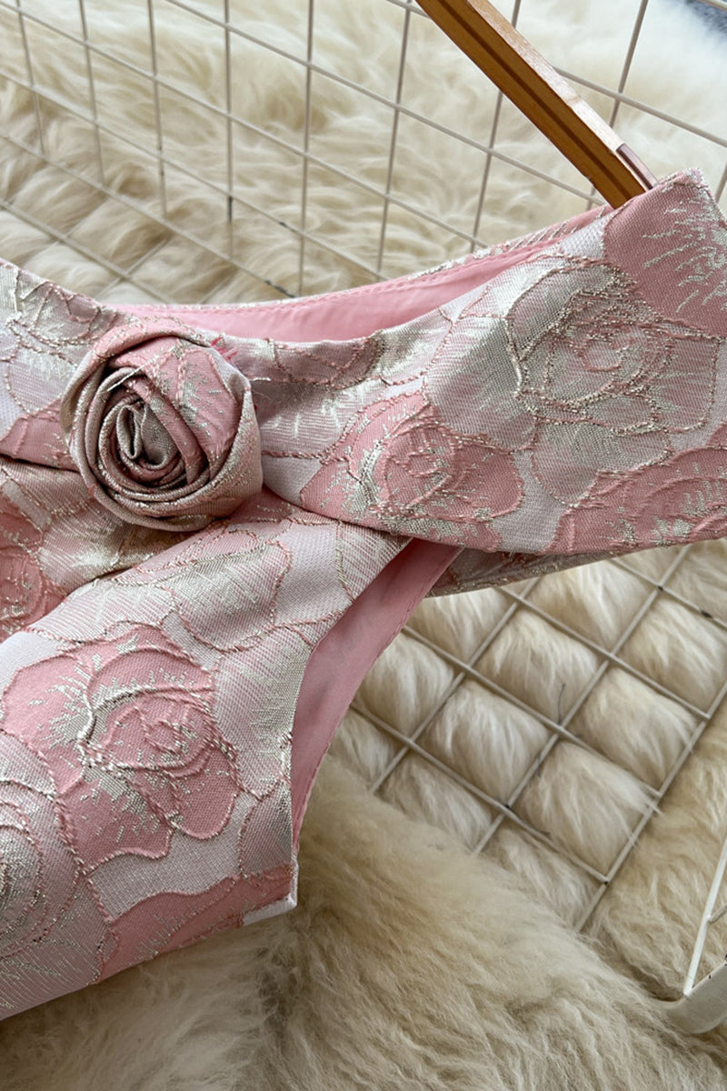 Off-Shoulder Floral Casual Dress