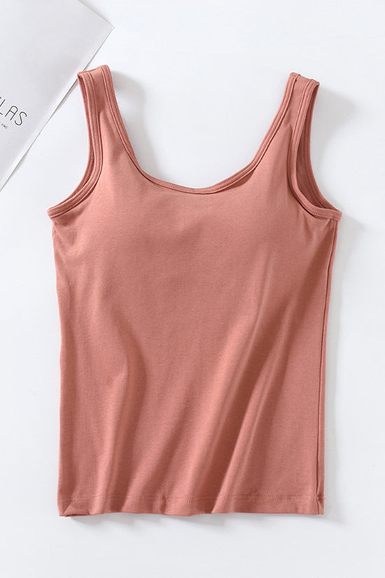 Chic Scoop Neck Tank Top