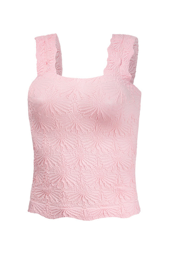 Textured Sleeveless Tank Top