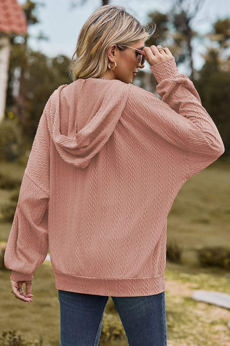 Cozy Hooded Zip-Up Sweatshirt