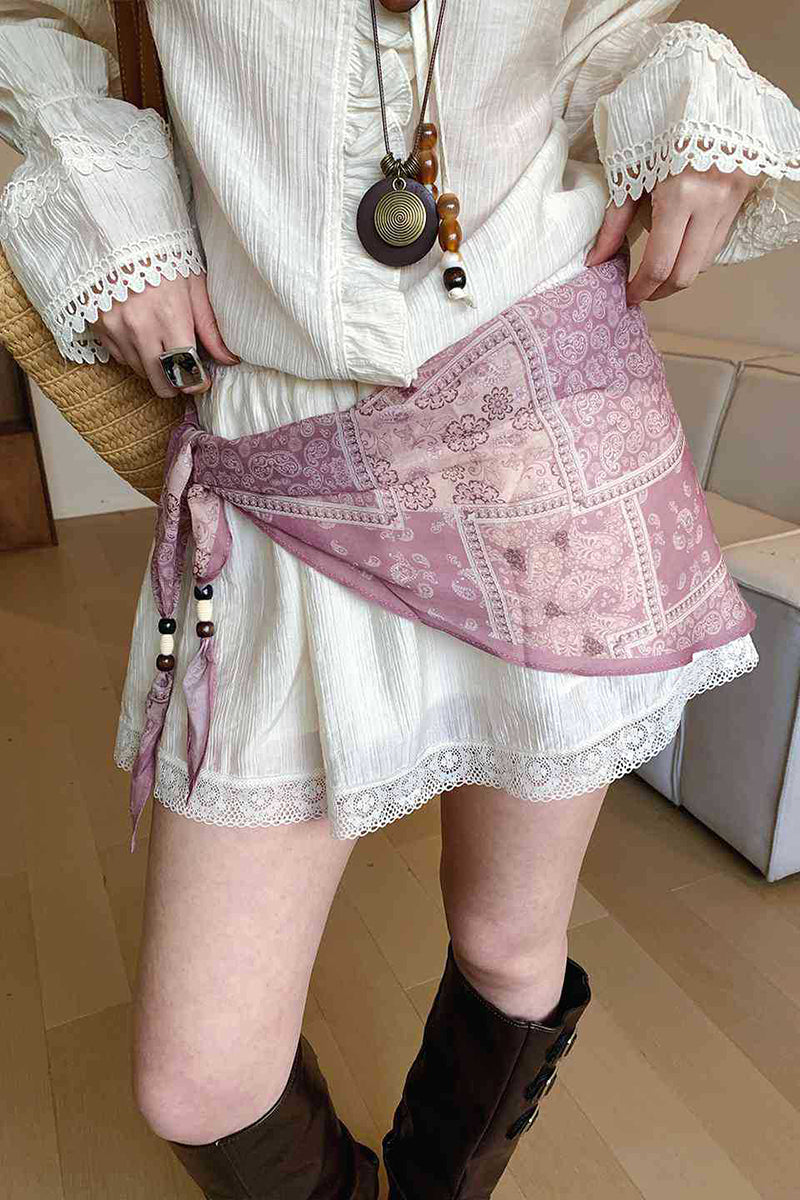 Paisley Wrap Belt